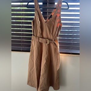 Banana Republic Women's Brown and Tan Dress